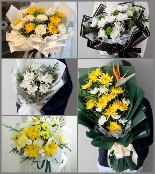 安徽亳州市蒙城县板桥集镇和平村白事花束代送